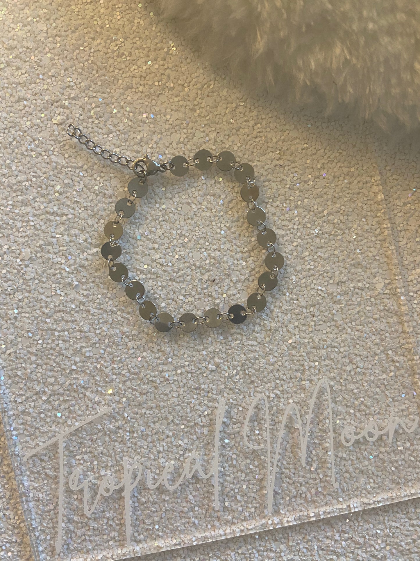 Silver Coin Bracelet