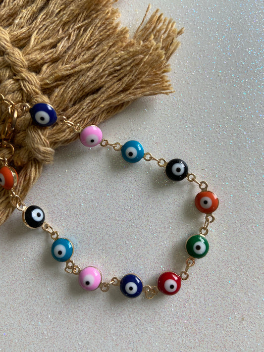 Multi Color Eye Bracelet